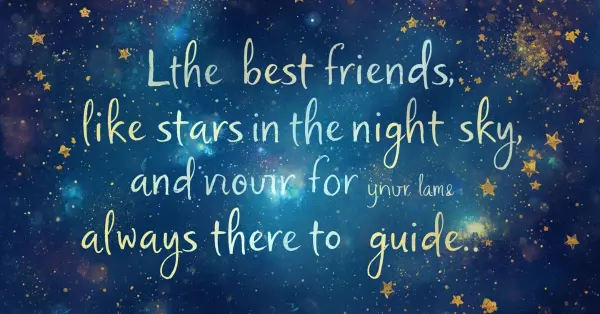 Similes for Best Friends