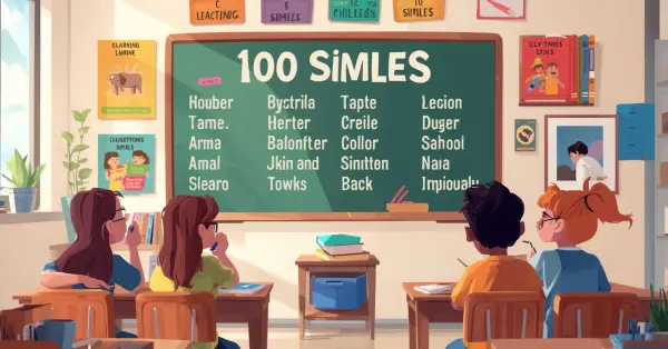 100 Similes Examples for Students With Sentences