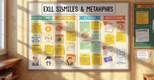 Anchor Chart for Similes and Metaphors: Easy Examples, Definitions, and Classroom Activities 