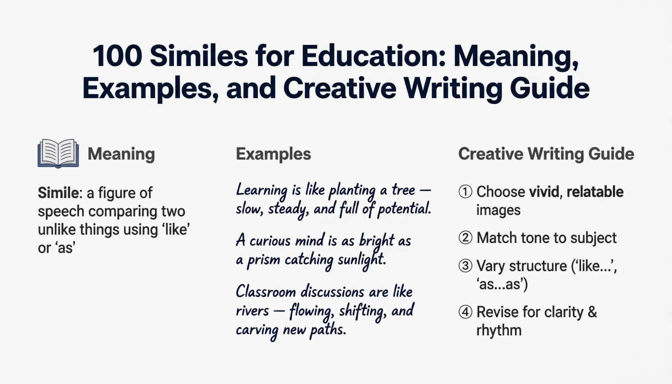 Similes for Education