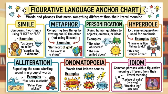 Figurative Language Anchor Chart