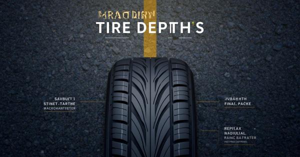 how to measure tire tread
