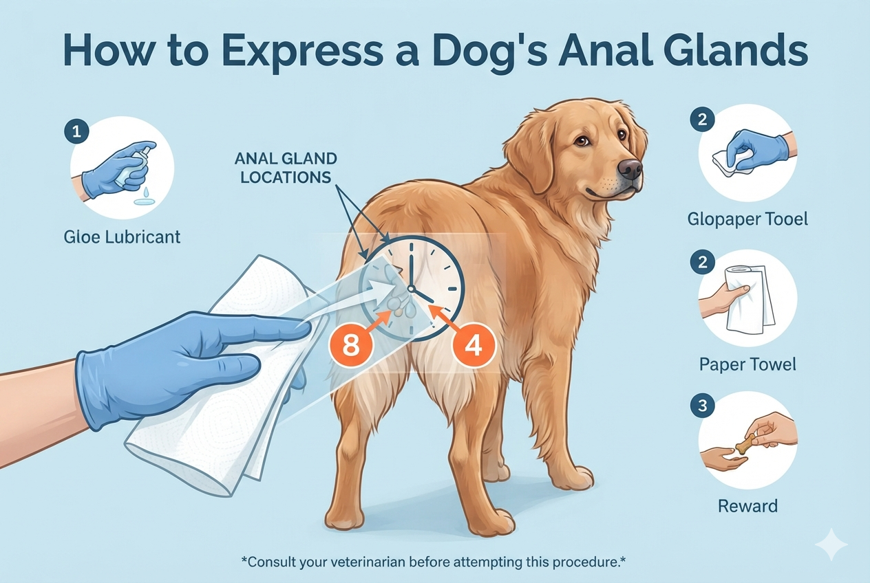 how to express anal glands