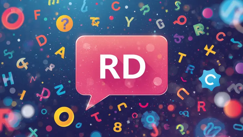 RD Meaning in Text